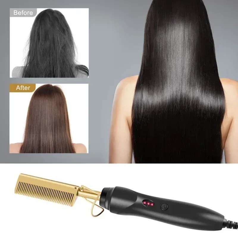 Brosse chauffante 2-en-1 ambiance coiffure