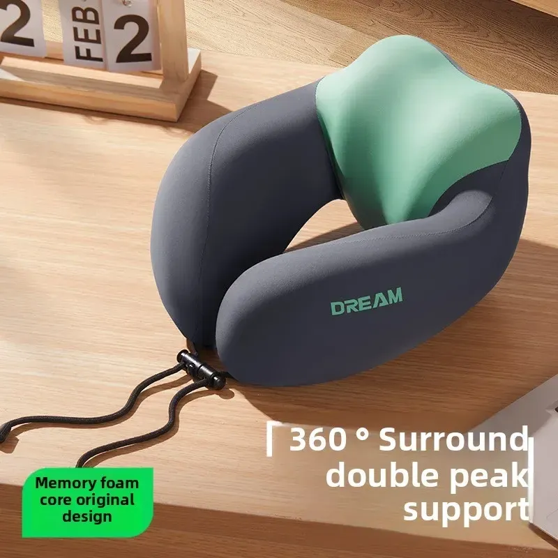 Détail de l'oreiller cervical de voyage