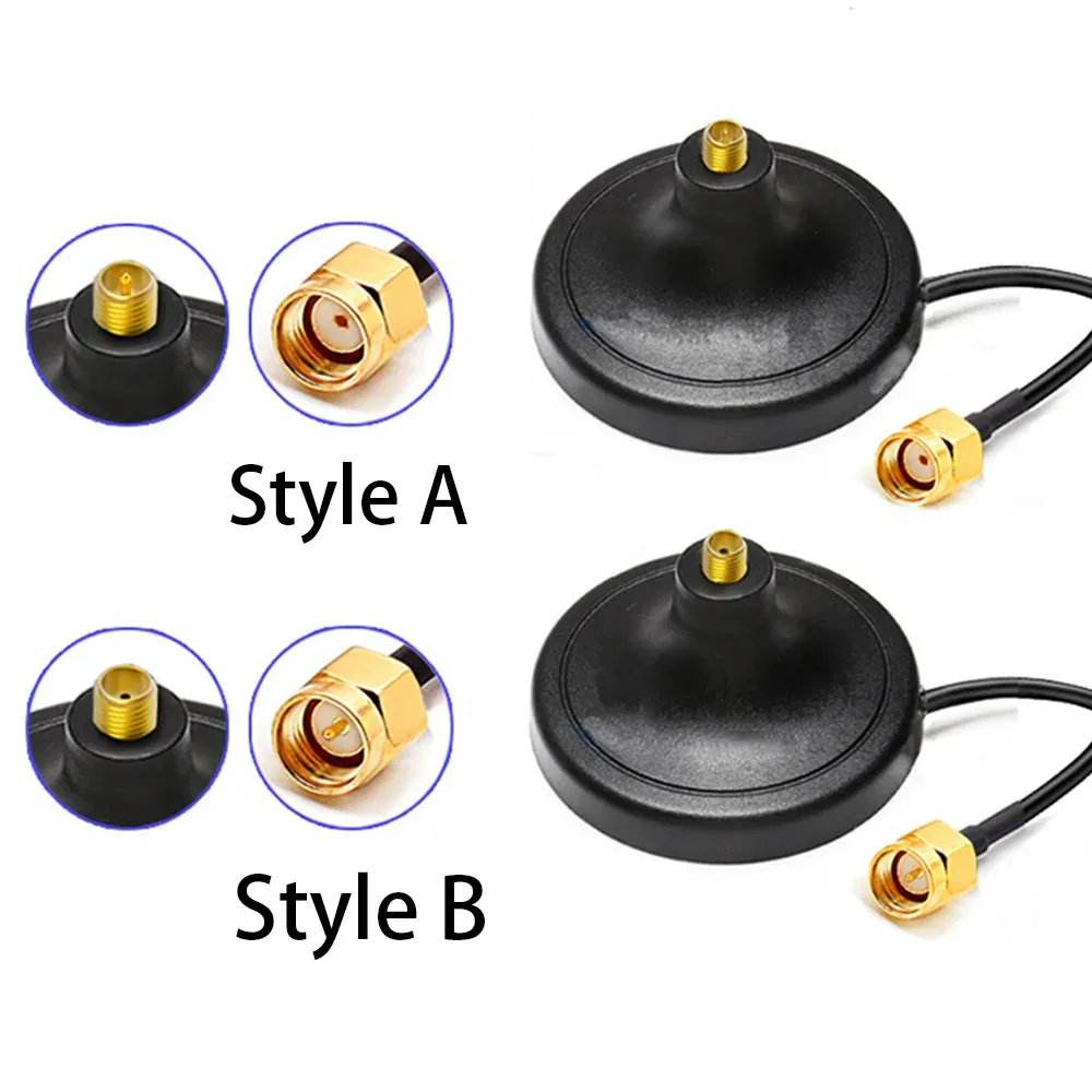 Câble d'extension d'antenne SMA mâle vers femelle, 3 m, avec base magnétique pour routeur WiFi et carte réseau sans fil 4