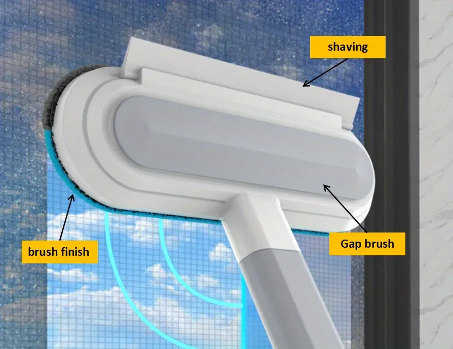 Brosse multifonctionnelle, finition professionnelle