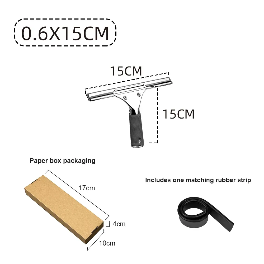 Raclette de nettoyage de vitres, brosse de fenêtre à motif nuage blanc, raclette simple face pour sol 9