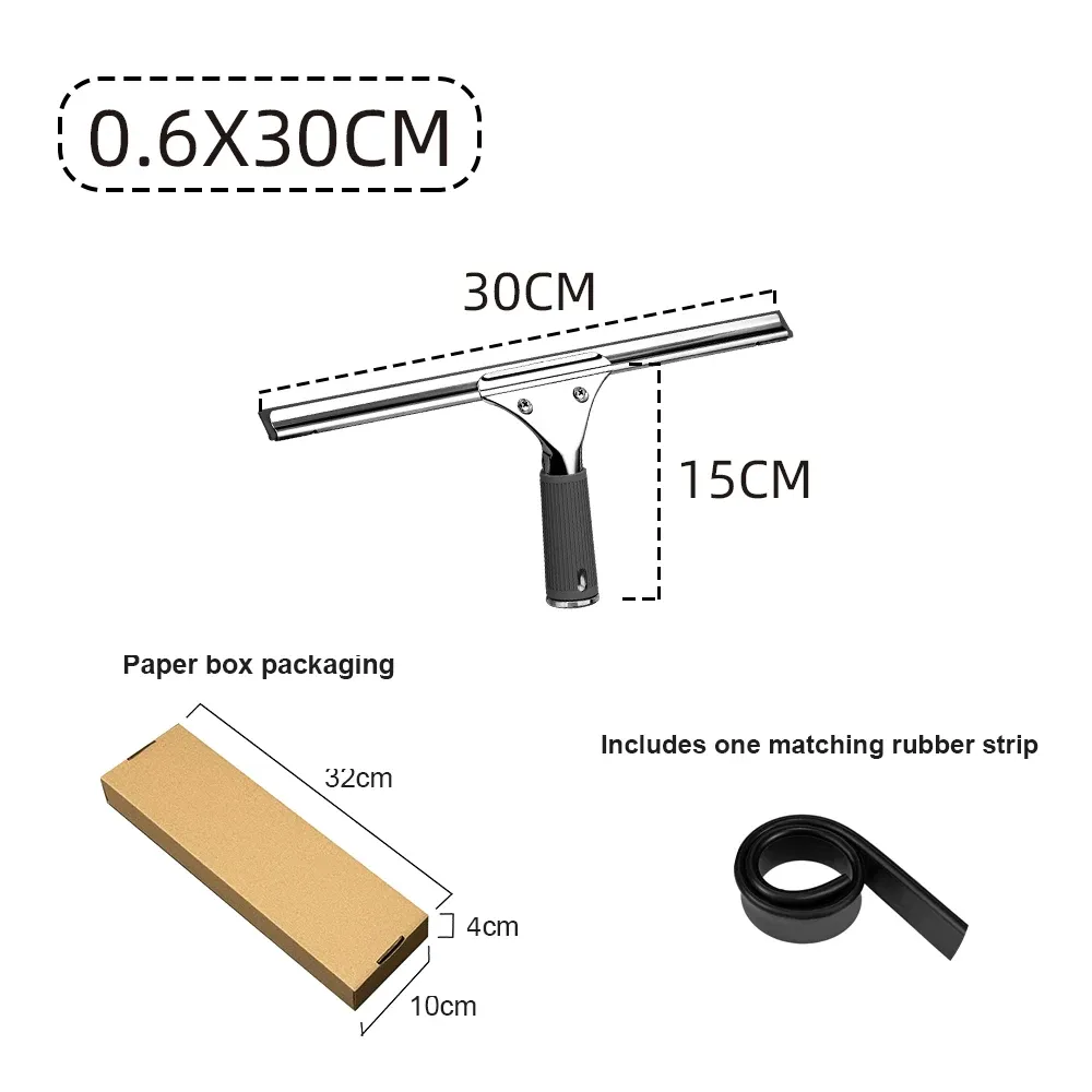 Raclette de nettoyage de vitres, brosse de fenêtre à motif nuage blanc, raclette simple face pour sol 11