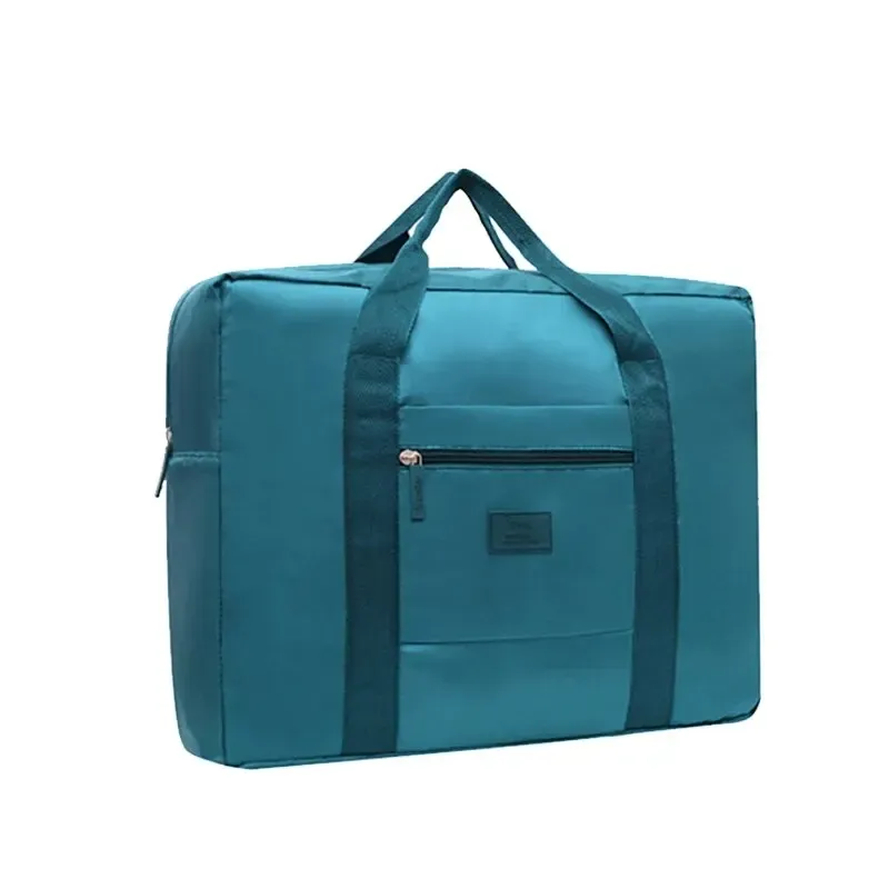 Sac de voyage léger et pliable unisexe, sac fourre-tout, bagage à main, sac de week-end, sac de nuit, organisateur de valise, grande capacité 20 L 8