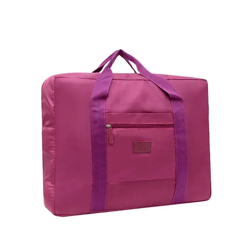 Sac de voyage léger et pliable unisexe, sac fourre-tout, bagage à main, sac de week-end, sac de nuit, organisateur de valise, grande capacité 20 L 7