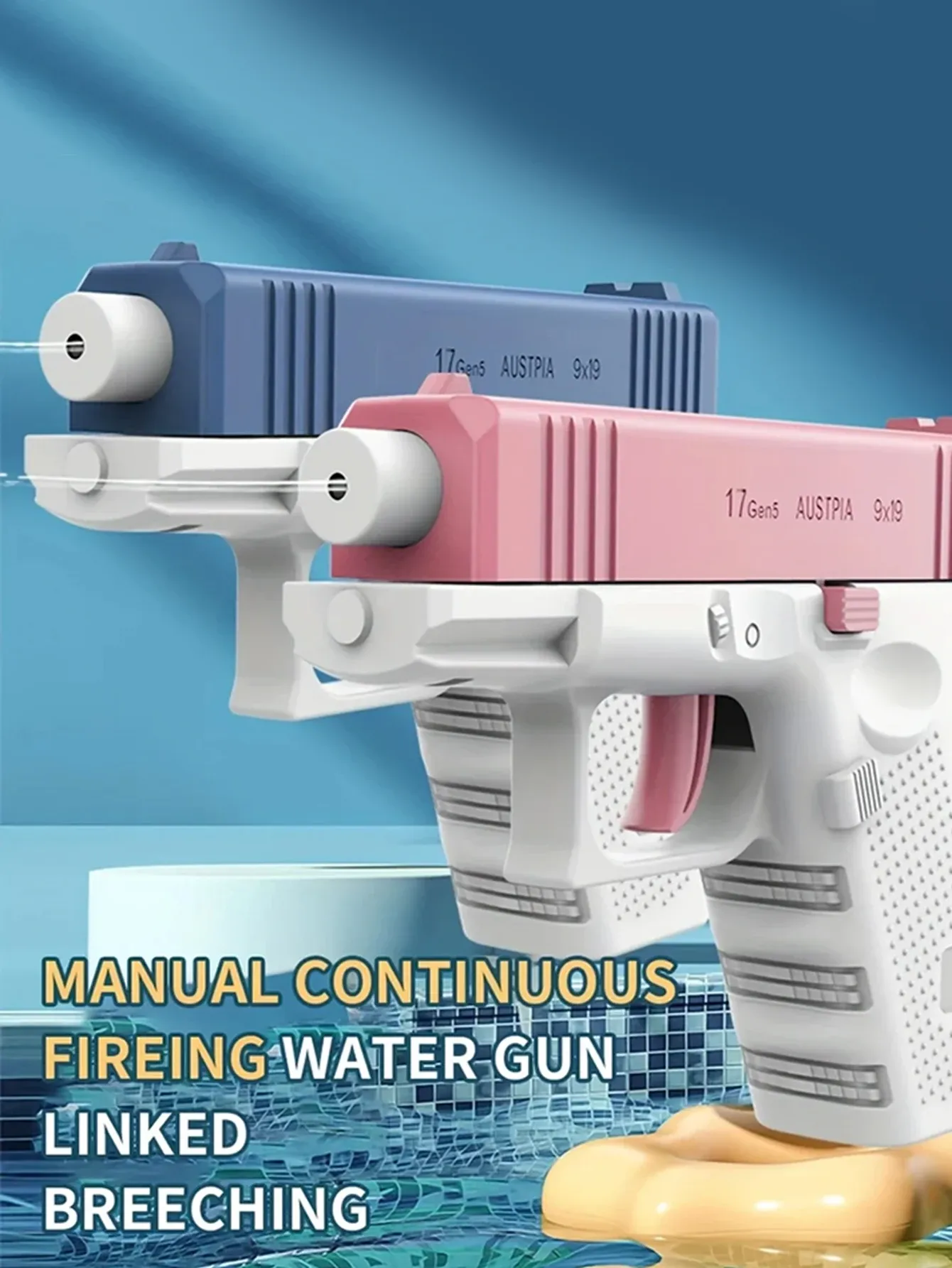 Mini pistolet à eau, activité estivale