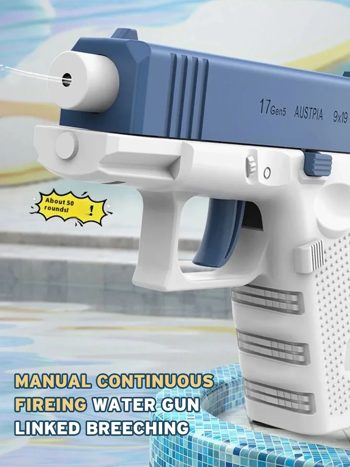 Mini pistolet à eau, utilisation en extérieur