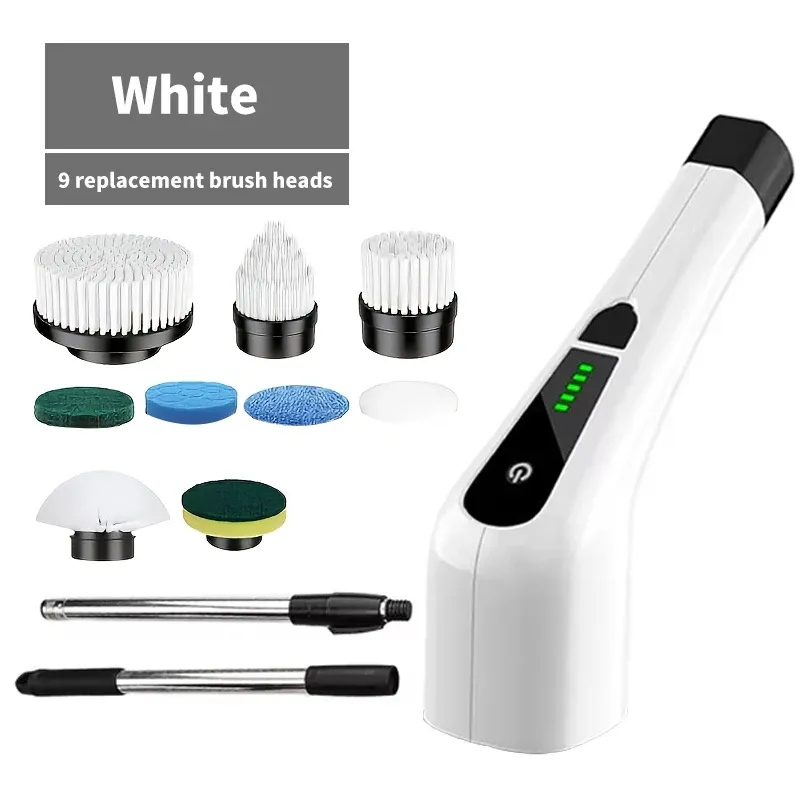 Brosse de nettoyage électrique, finitions et détails