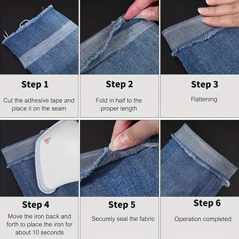 Détail de la finition sur tissu