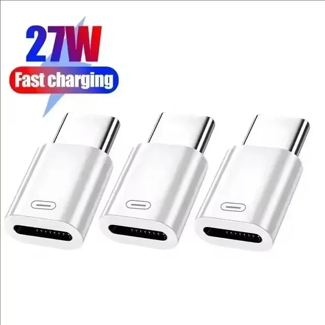Adaptateur de charge rapide iOS vers USB-C, adaptateur Lightning vers Type-C, convertisseur de transfert de données USB-C pour iPhone 16, 15, Samsung, Google 11