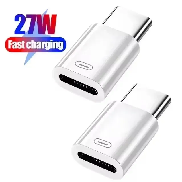 Adaptateur de charge rapide iOS vers USB-C, adaptateur Lightning vers Type-C, convertisseur de transfert de données USB-C pour iPhone 16, 15, Samsung, Google 8