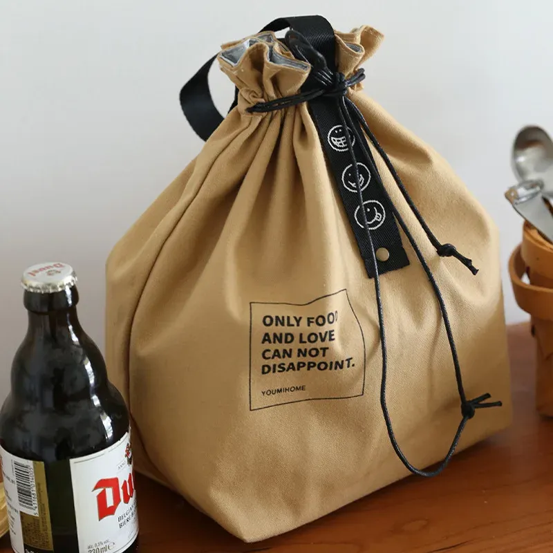 Sac à bento en toile, lifestyle