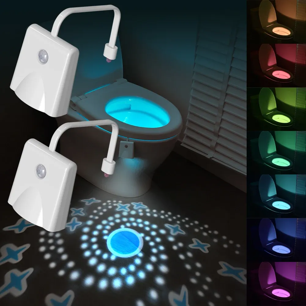 Veilleuse de toilette en situation d'utilisation