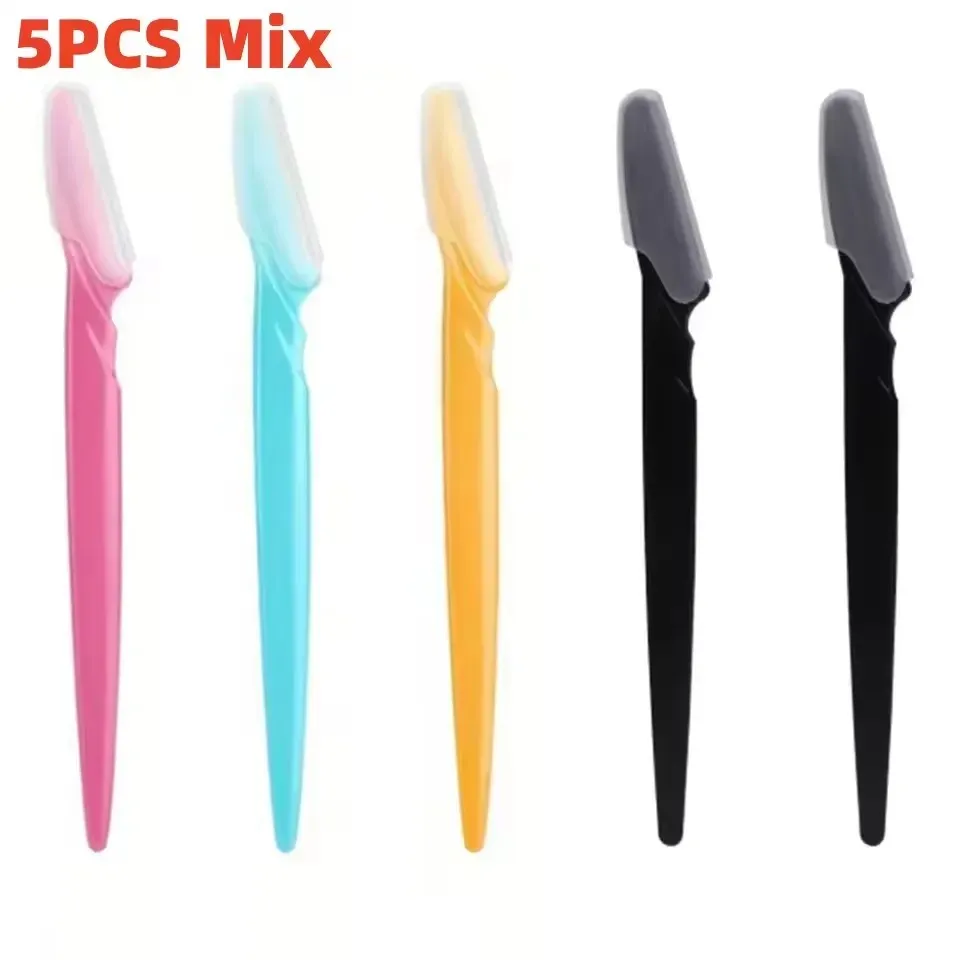 Tondeuse à sourcils, outil de beauté pour le maquillage, rasoir à sourcils sécurisé, rasoir pour l'épilation du visage et du corps, lames de rasoir pour femmes, couteau à façonner les sourcils 9