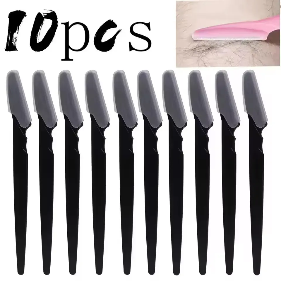 Tondeuse à sourcils, outil de beauté pour le maquillage, rasoir à sourcils sécurisé, rasoir pour l'épilation du visage et du corps, lames de rasoir pour femmes, couteau à façonner les sourcils 14