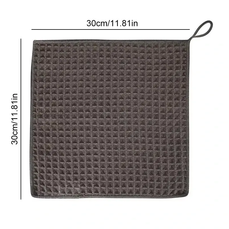 Serviettes de nettoyage en microfibre super absorbantes pour bar à café, lot de 4 5