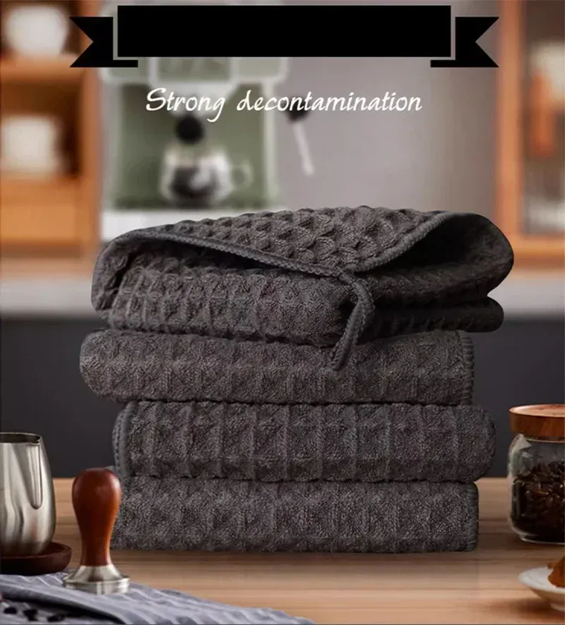 Chiffon de nettoyage microfibre pour bar à café