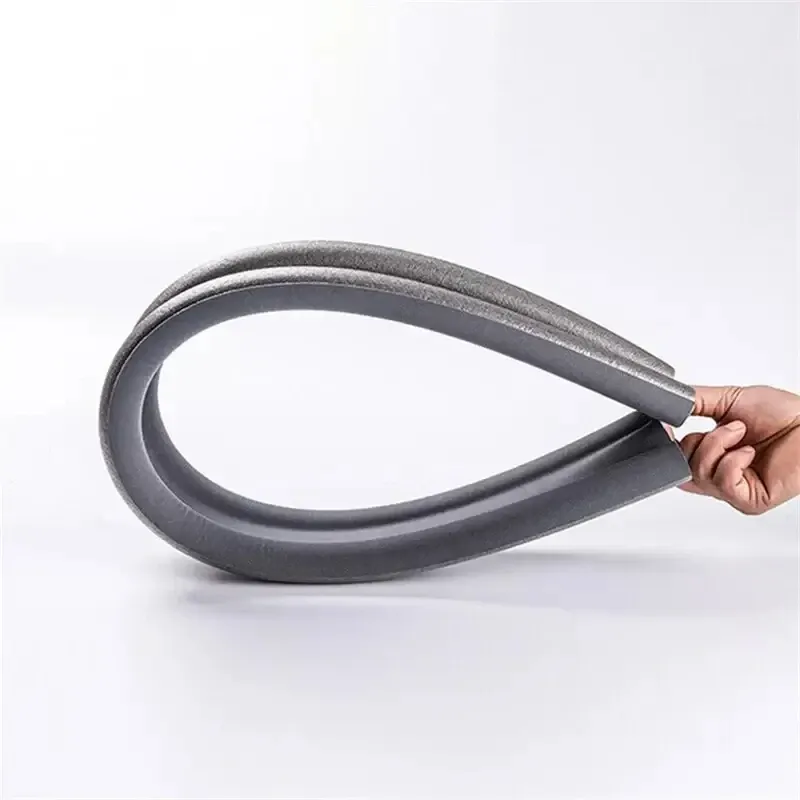 Bande d'étanchéité coupe-vent et anti-poussière pour porte, à double protection, insonorisante 8