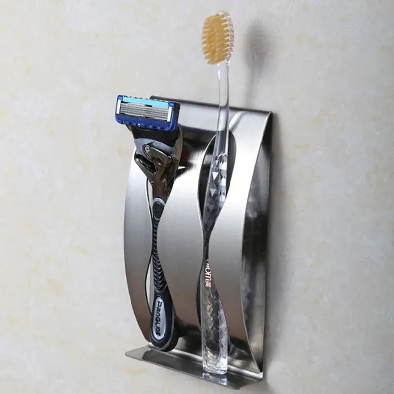 Porte-brosse à dents mural en ambiance salle de bain