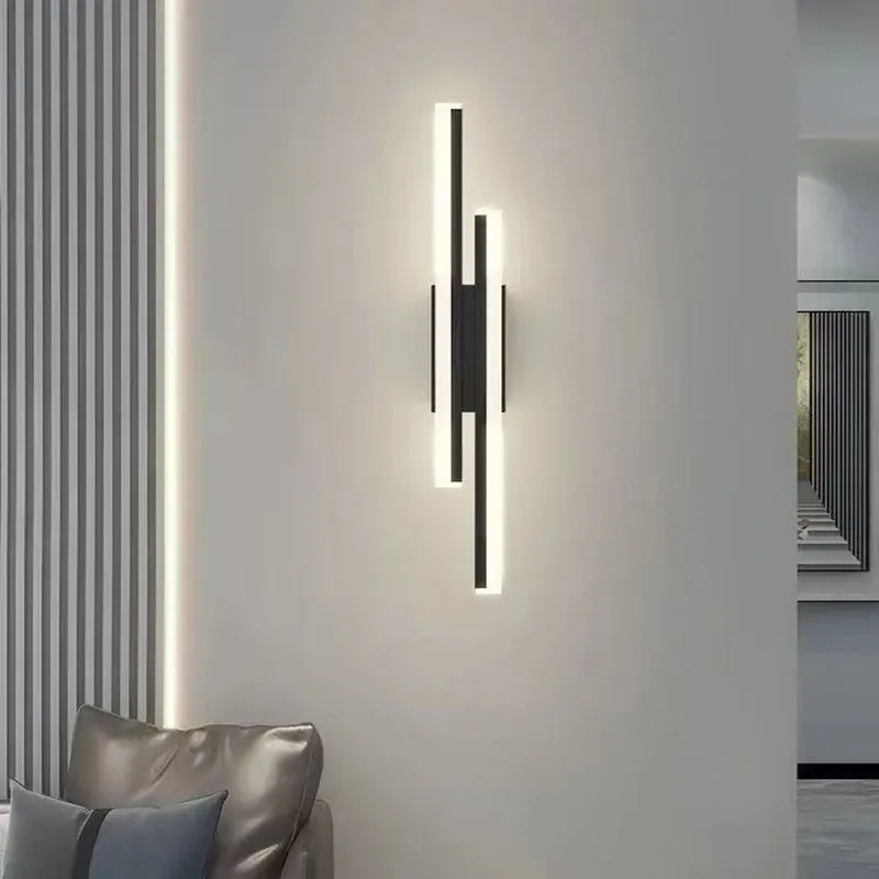 Applique murale LED en cuivre avec abat-jour acrylique pour chambre à coucher 5