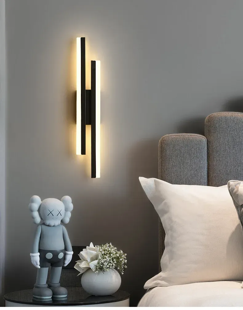 Applique murale LED en situation dans un intérieur élégant