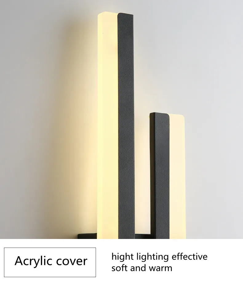 Applique murale LED, lumière d'accueil élégante