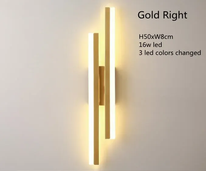 Applique murale LED en cuivre avec abat-jour acrylique pour chambre à coucher 9