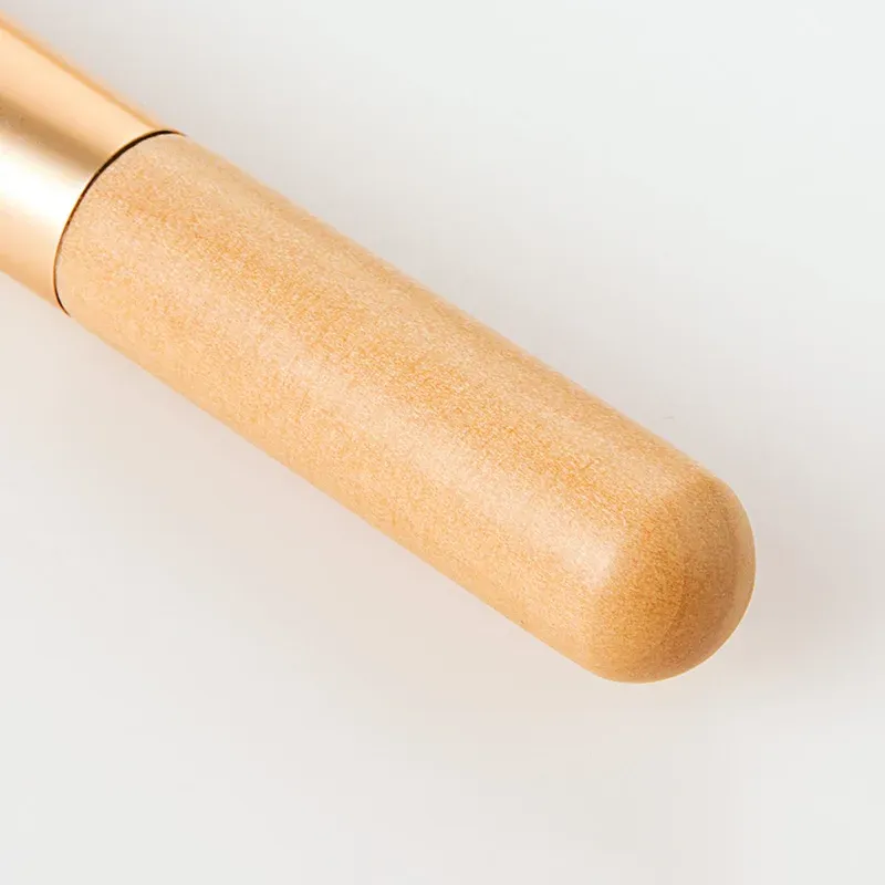 Brosse à masque facial à poils doux et plats, pour le nettoyage du visage et l'application du fond de teint et des anti-cernes 4