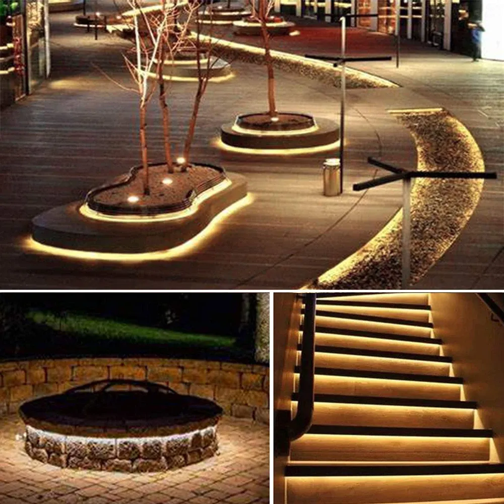 Bande lumineuse solaire LED pour extérieur, étanche IP65, 5 m 4