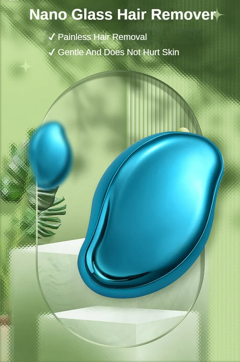 Gomme d'épilation en cristal réutilisable