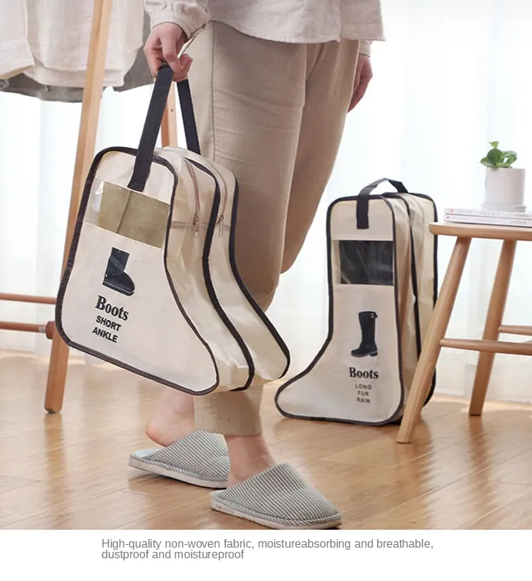 Sac de rangement pour bottes en situation
