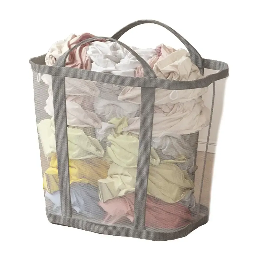 Panier de rangement pliable ouvert