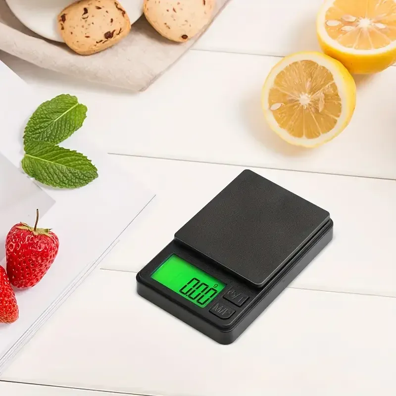 Vue détaillée de la balance électronique