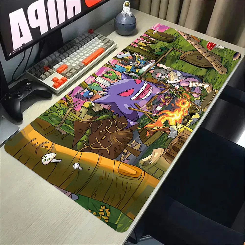 Grand tapis de souris Pokémon Anime 900 × 400 mm XXL pour bureau et gaming 6