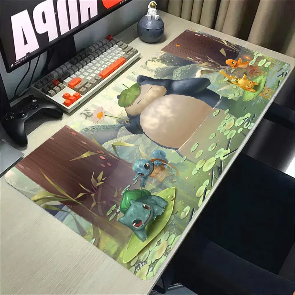 Grand tapis de souris Pokémon Anime 900 × 400 mm XXL pour bureau et gaming 15