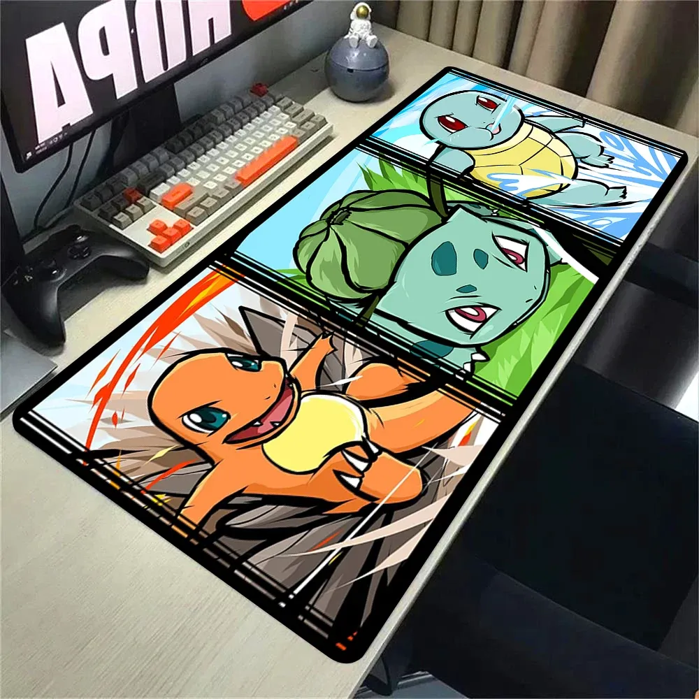 Grand tapis de souris Pokémon Anime 900 × 400 mm XXL pour bureau et gaming 11