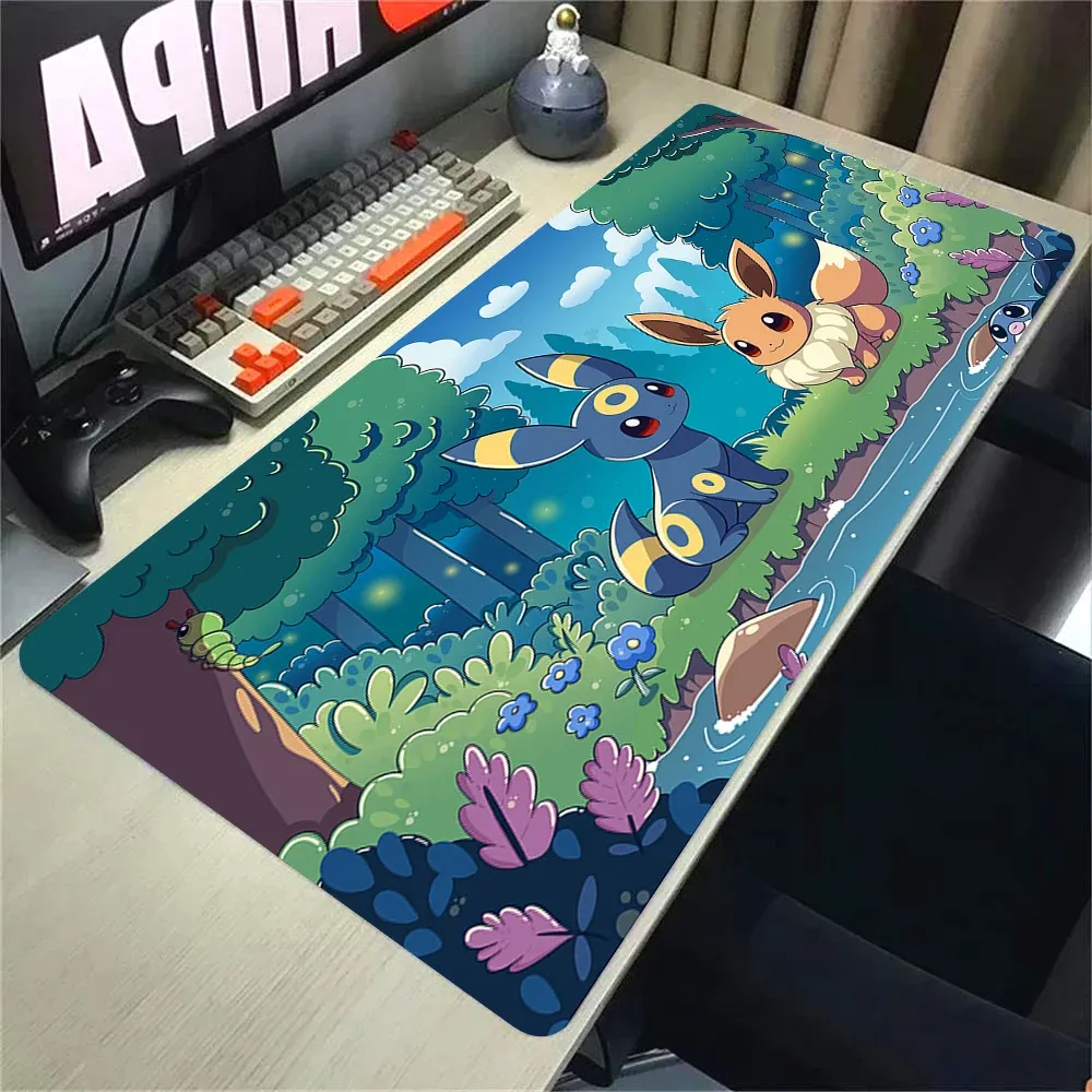 Grand tapis de souris Pokémon Anime 900 × 400 mm XXL pour bureau et gaming 9