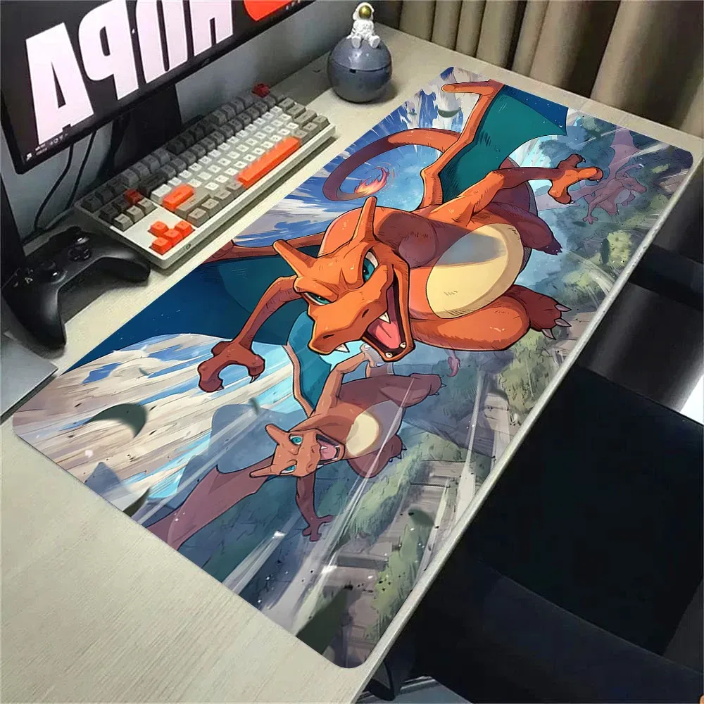 Grand tapis de souris Pokémon Anime 900 × 400 mm XXL pour bureau et gaming 19