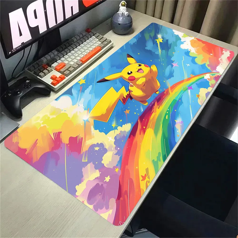 Grand tapis de souris Pokémon Anime 900 × 400 mm XXL pour bureau et gaming 18