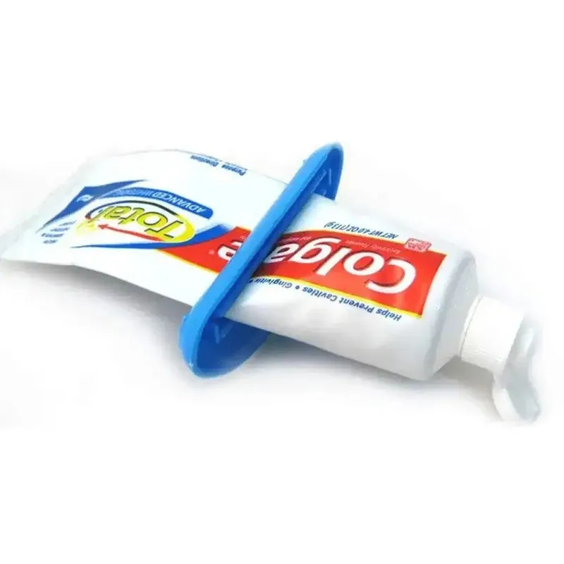Distributeur manuel multifonctionnel de dentifrice et presse-tube à crème avec pince d'extraction pour salle de bain 2
