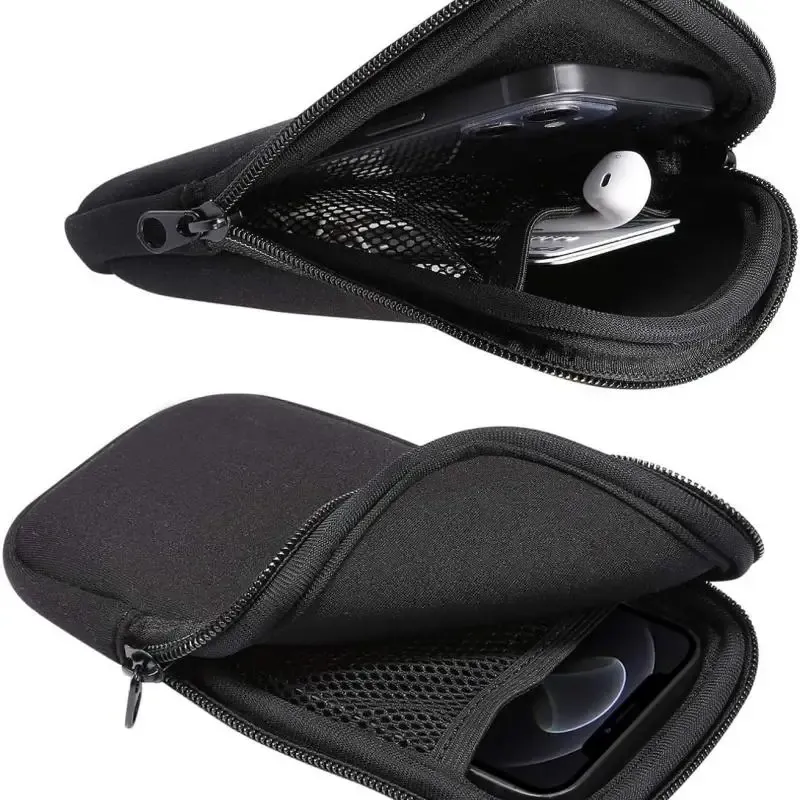 Pochette en néoprène avec cordon pour téléphone, portable, résistante aux chocs et à l'eau, pour téléphones, clés et écouteurs 5