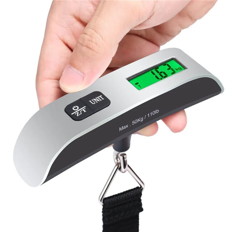 Balance numérique portable à écran LCD, 110 lb / 50 kg, pour bagages et valises - Image 1