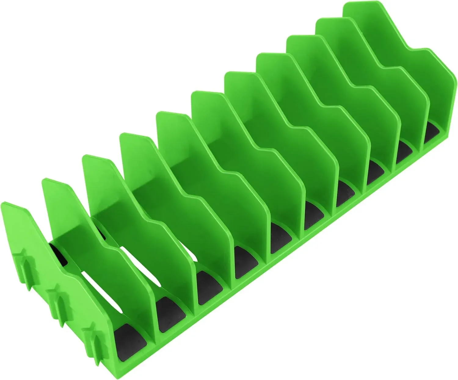 Support de rangement compact pour pinces à épiler, robuste, d'une capacité de 10 pinces 2