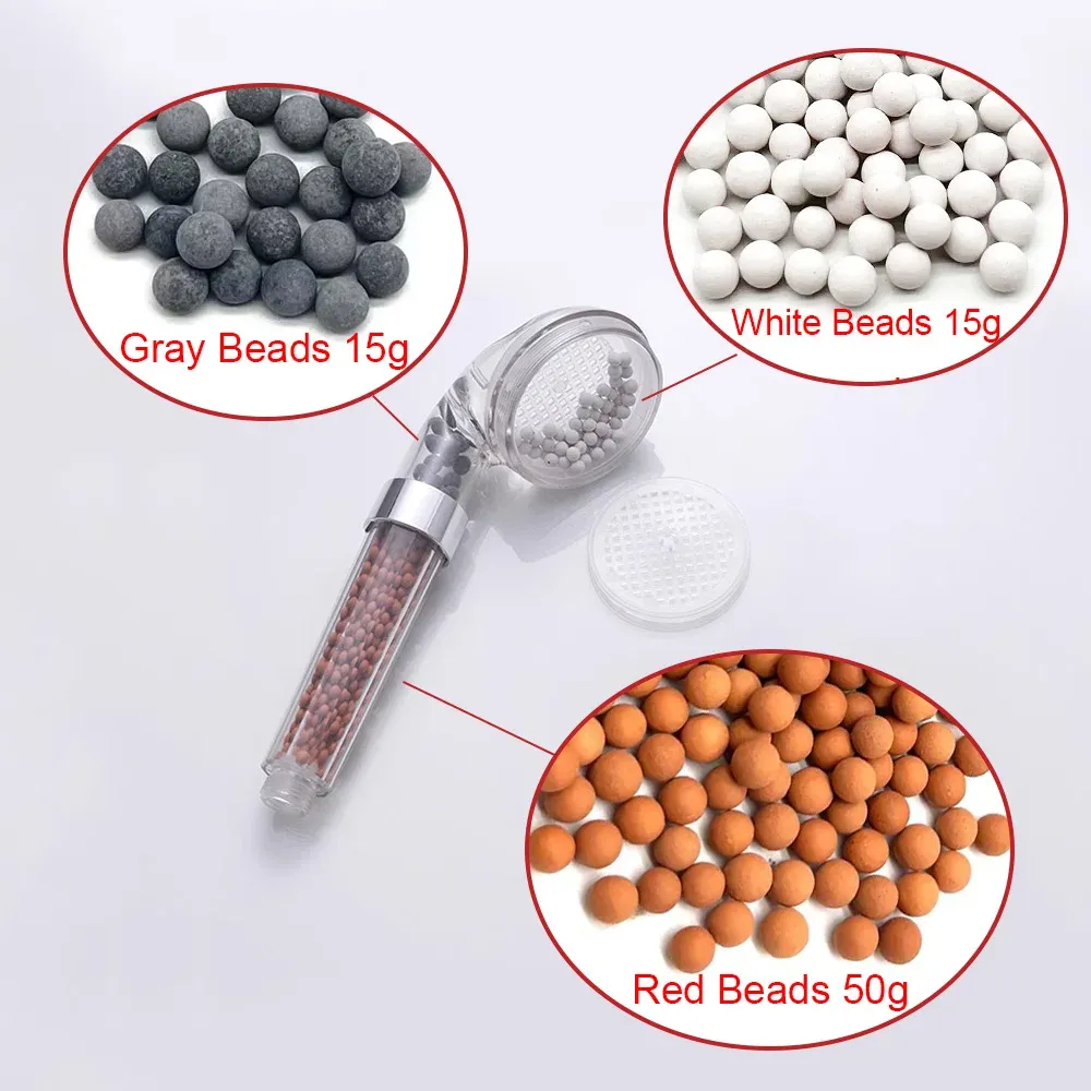 Gros plan sur les billes minérales filtrantes