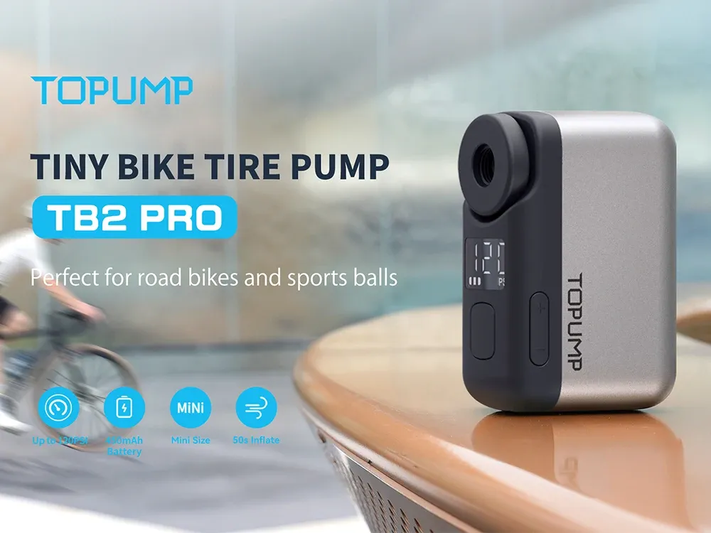 TOPUMP TB2 PRO, mini pompe électrique portable