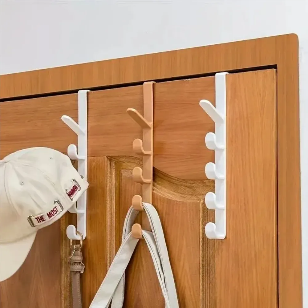 Cintre de porte pour chambre à coucher en plastique – Support suspendu pour vêtements et sacs