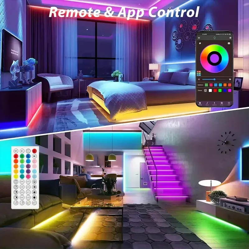 Bande LED RGB Bluetooth en situation