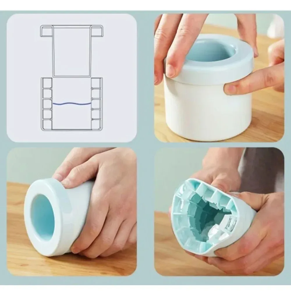 Moule à glaçons en silicone dans un intérieur moderne