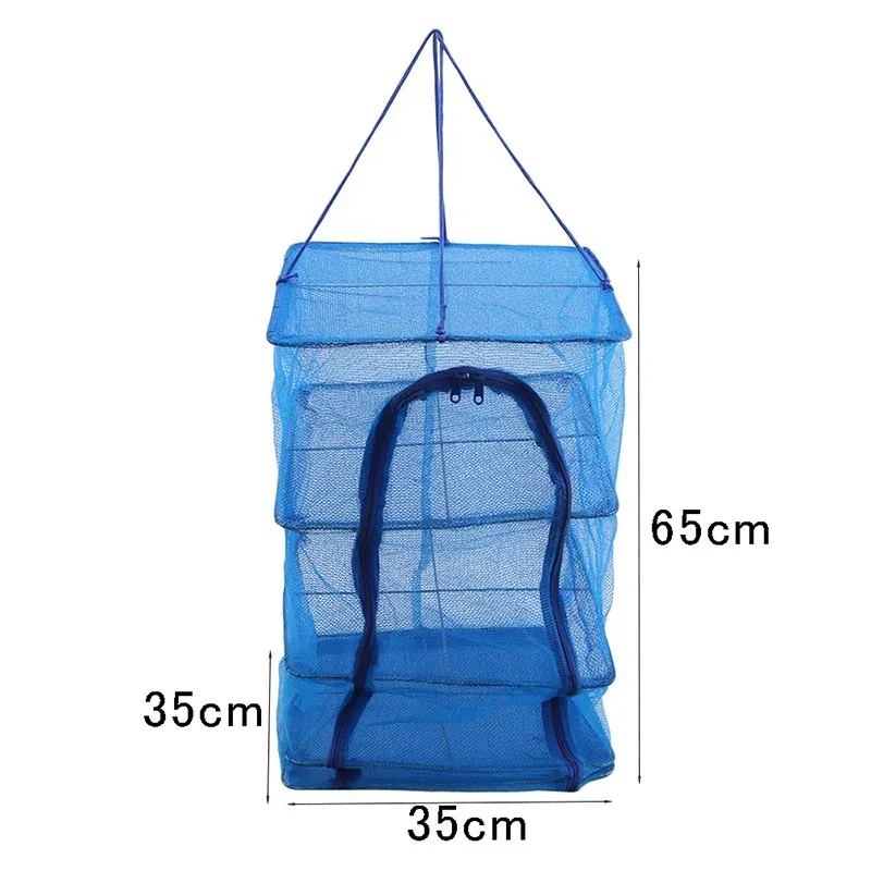 Filet de séchage pliable à 3 niveaux pour poissons, fleurs et plantes 7