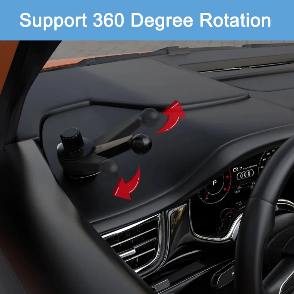 Support de téléphone pour voiture, mise en situation