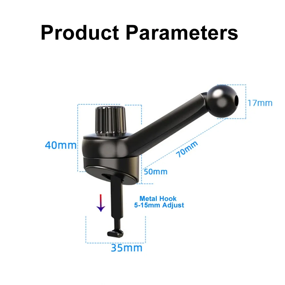 Support de téléphone pour voiture, finition soignée